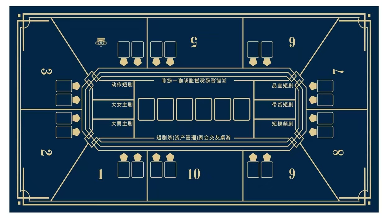 短剧投资人桌游实体桌面